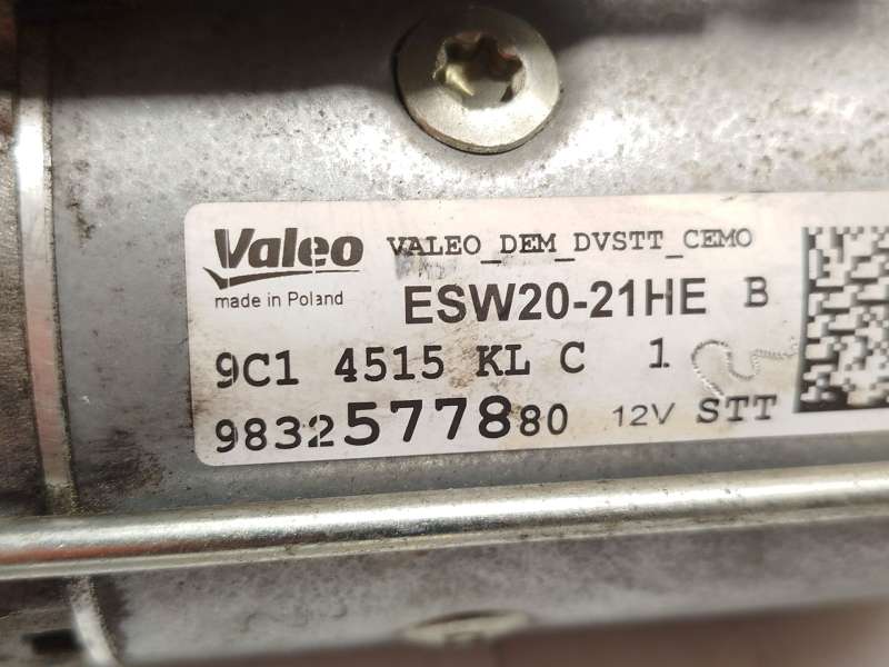 Recambio de motor arranque para peugeot rifter 1.5 bluehdi 130 referencia OEM IAM 9832577880  ESW2021HE - Marron 5