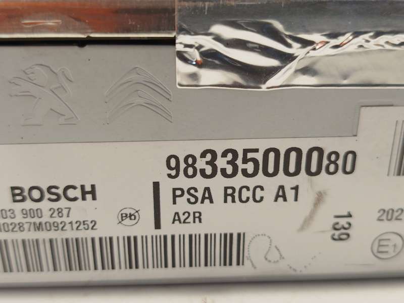 Recambio de sistema audio / radio cd para peugeot rifter 1.5 bluehdi 130 referencia OEM IAM 9833500080  7503900287 - Marron 4