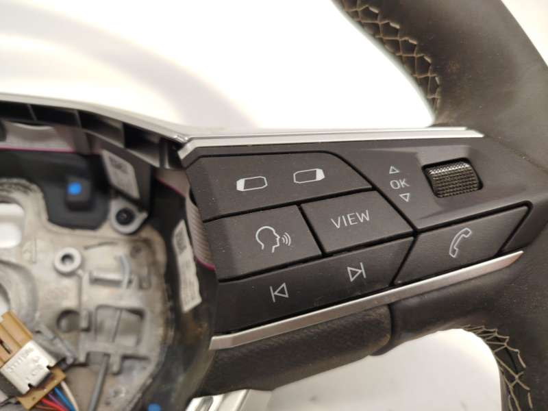 Recambio de volante para seat arona (kj7, kjp) 1.0 tsi referencia OEM IAM 5FF419091WVV - Blanco 3