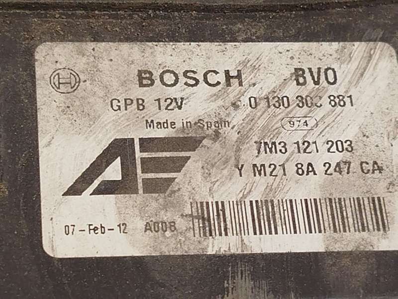 Recambio de electroventilador para seat alhambra (7v9) 1.9 tdi referencia OEM IAM 7M3121203 7M3959455A 0130303878 3