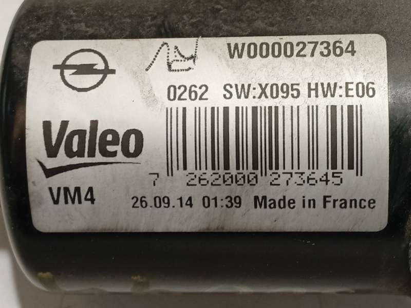 Recambio de motor limpia delantero para opel zafira tourer c (p12) 2.0 cdti (75) referencia OEM IAM 13262435 39060840 W000027364 - Blanco 6