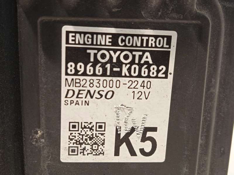 Recambio de centralita motor uce para toyota yaris (_p21_, _pa1_, _ph1_) 1.5 (mxpa11) referencia OEM IAM 89661K0682  2830002240 - Gris 5