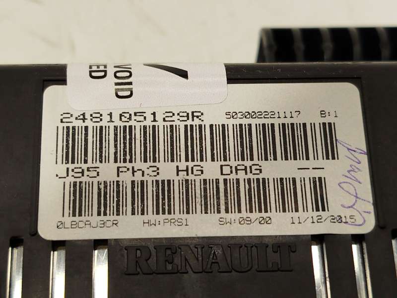 Recambio de cuadro instrumentos para renault scénic iii (jz0/1_) 1.2 tce referencia OEM IAM 248105129R  503002221117 5