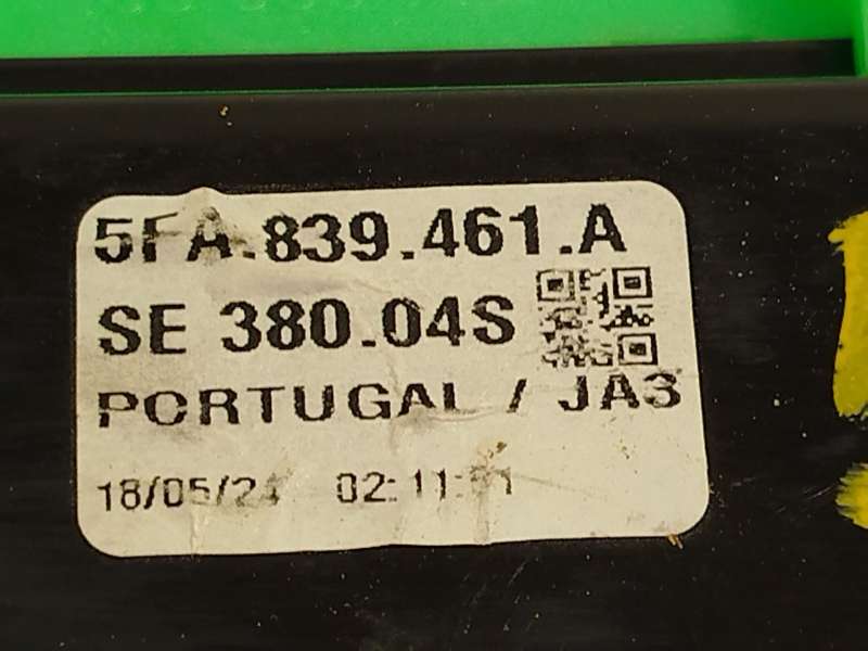 Recambio de elevalunas trasero izquierdo para seat leon (kl1, klg) 1.0 tsi mild hybrid referencia OEM IAM 5FA839461A 5Q0959407D - Blanco 4
