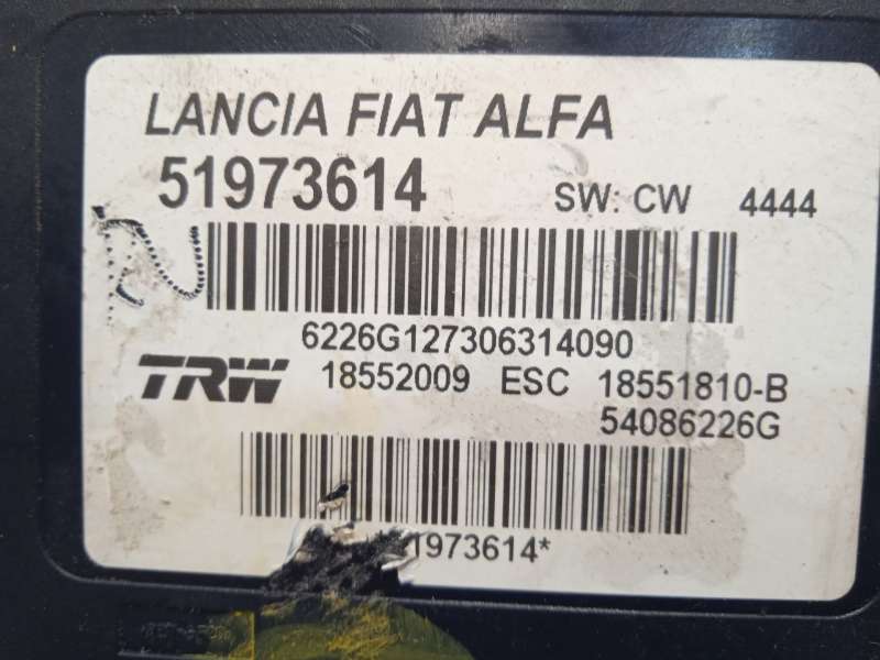 Recambio de abs para fiat 500l (351_, 352_) 1.4 (199lyb1b) referencia OEM IAM 51973614 54086226G 18552009 6