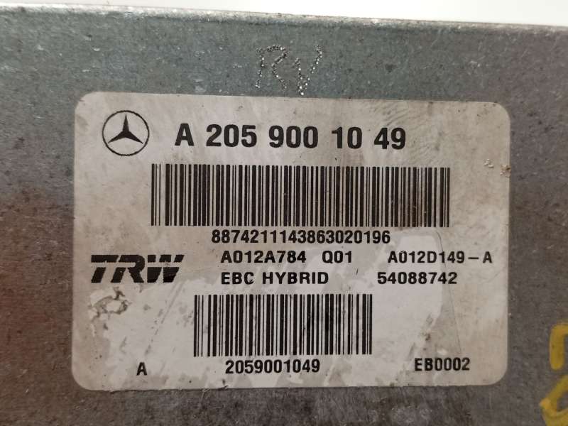 Recambio de abs para mercedes-benz clase c (w205) c 300 de (205.013) referencia OEM IAM A2059001049 A012A784 54088742 6