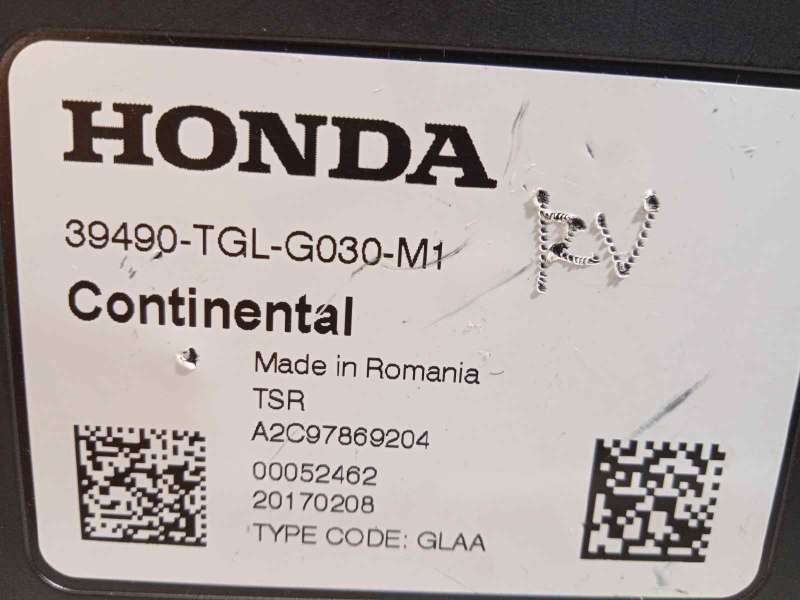 Recambio de modulo electronico para honda civic lim.4 (fc) 1.0 referencia OEM IAM 39490TGLG03 39490TGLG03M1 A2C97869204 - Negro 4