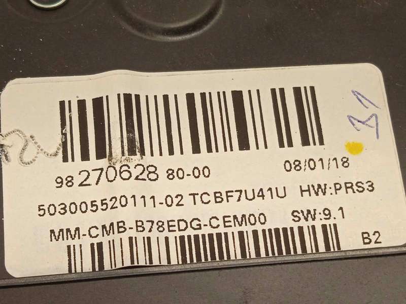 Recambio de cuadro instrumentos para citroën c4 picasso 1.6 blue-hdi fap referencia OEM IAM 9827062880 - Azul 5