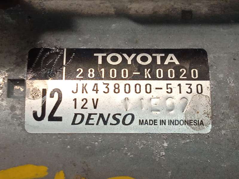 Recambio de motor arranque para toyota yaris (_p21_, _pa1_, _ph1_) 1.5 (mxpa11) referencia OEM IAM 28100K0020  JK4380005130 - Gris 5