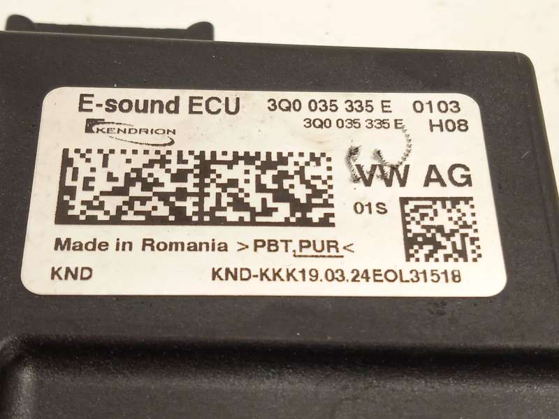 Recambio de modulo electronico para cupra formentor (km7, kmp) 1.4 e-hybrid referencia OEM IAM 3Q0035335E - Blanco 4