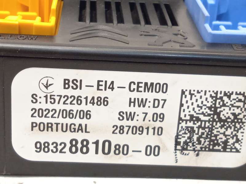 Recambio de caja reles / fusibles para citroën c4 iii (ba_, bb_, bc_) 1.5 bluehdi 130 (bbyhzb) referencia OEM IAM 9832881080 167 - Marron 4