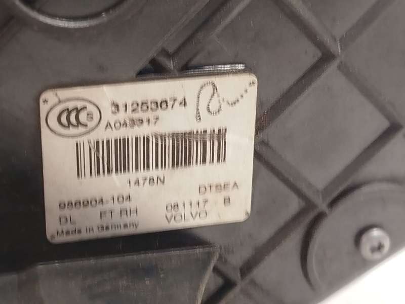 Recambio de cerradura puerta delantera derecha para volvo s80 ii (124) d5 referencia OEM IAM 31253674 - Gris 3
