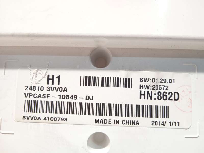 Recambio de cuadro instrumentos para nissan note acenta referencia OEM IAM 248103VV0A VPCASF10849DJ - Blanco 5