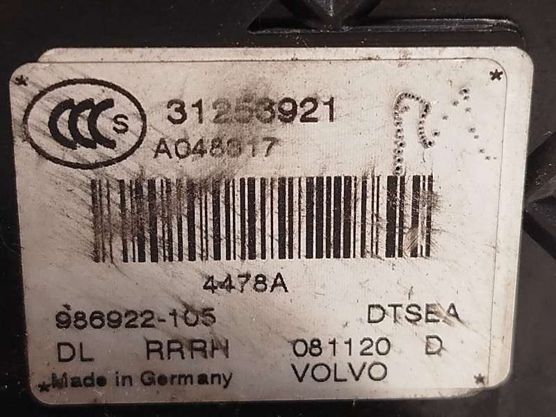 Recambio de cerradura puerta trasera derecha para volvo s80 ii (124) d5 referencia OEM IAM 31253921 - Gris 3