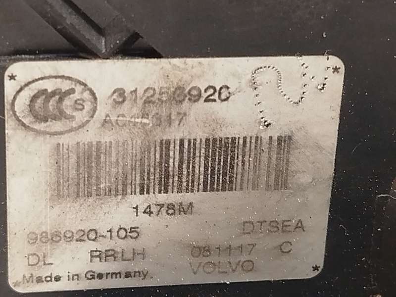 Recambio de cerradura puerta trasera izquierda para volvo s80 ii (124) d5 referencia OEM IAM 31253920 - Gris 3