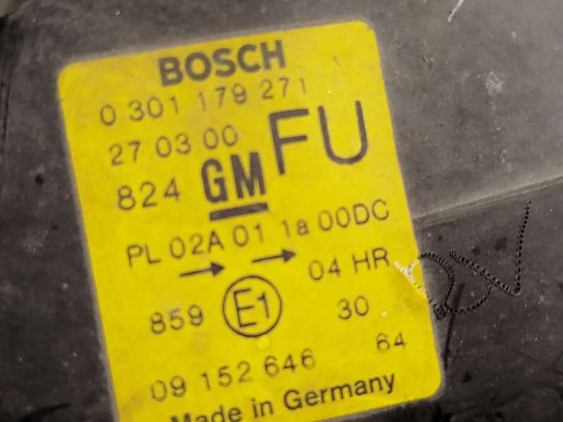 Recambio de faro izquierdo para opel vectra b (j96) 2.0 i 16v (f19) referencia OEM IAM 9152646 9119523 0301179271 - Plata 6