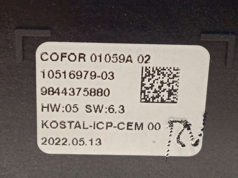 Recambio de mando climatizador para citroën c4 iii (ba_, bb_, bc_) 1.5 bluehdi 130 (bbyhzb) referencia OEM IAM 9844375880 - Marron 6