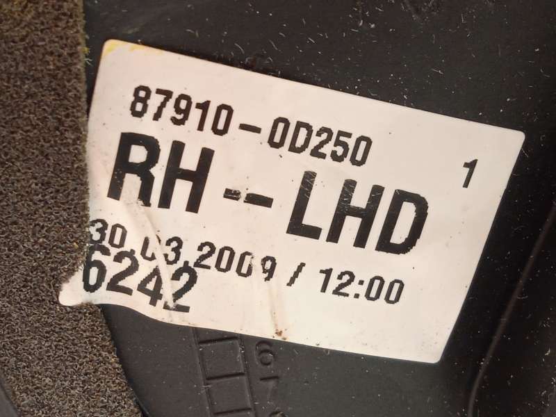 Recambio de retrovisor derecho para toyota yaris (_p9_) 1.3 vvt-i (scp90_) referencia OEM IAM 879100D250 - Rojo 6