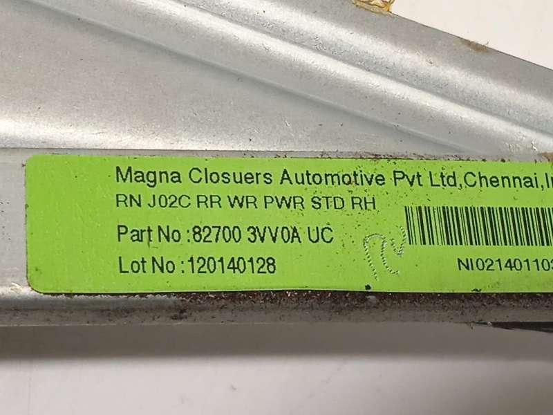 Recambio de elevalunas trasero derecho para nissan note acenta referencia OEM IAM 827003VV0A 827311HB1A 827003VV0AUC - Blanco 6