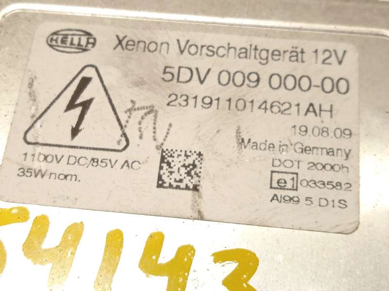 Recambio de centralita faros xenon para citroën c4 grand picasso i (ua_) 2.0 hdi 138 referencia OEM IAM 5DV00900000 - Negro 3