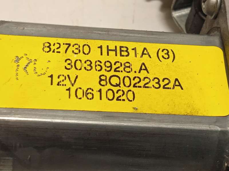 Recambio de elevalunas trasero izquierdo para nissan note acenta referencia OEM IAM 827013VV0A 827301HB1A 827013VV0AUC - Blanco 5