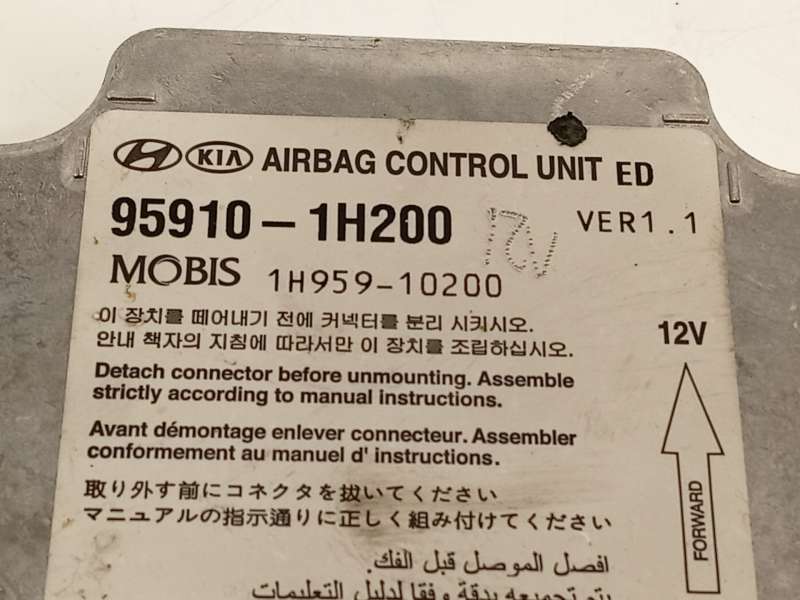 Recambio de centralita airbag para kia cee'd hatchback (ed) 1.6 crdi 115 referencia OEM IAM 959101H200 4