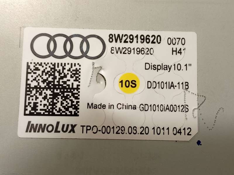 Recambio de pantalla multifuncion para audi a5 sportback (f5a, f5f) 40 tfsi mild hybrid referencia OEM IAM 8W2919620 4