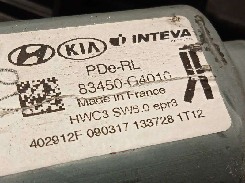 Recambio de elevalunas trasero izquierdo para hyundai i30 (pd) 1.6 crdi cat referencia OEM IAM 83470G4030  83450G4010 - Rojo 5