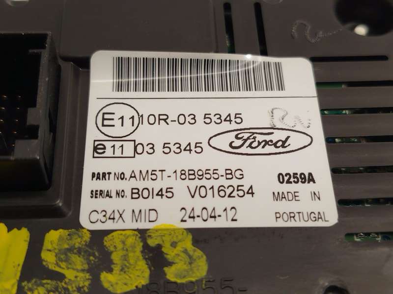 Recambio de pantalla multifuncion para ford focus iii 1.6 tdci referencia OEM IAM AM5T18B955BG 1940785 - Azul 3