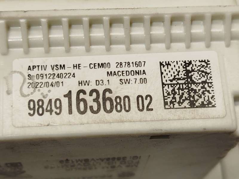 Recambio de caja reles / fusibles para peugeot 308 iii (fb_, fh_, fp_, f3_, fm_) puretech 130 (fphnsl, fphnst) referencia OEM IA 4