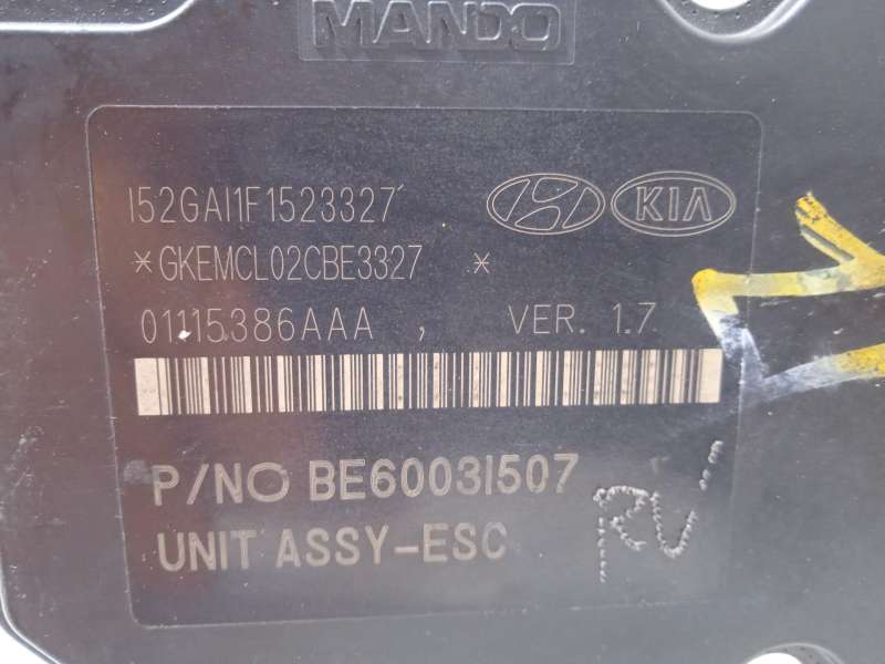 Recambio de abs para hyundai i40 style blue referencia OEM IAM 589203Z570 BE6003I507 BH6013I509 6
