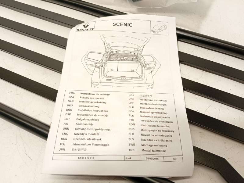 Recambio de bandeja trasera para renault scénic iv (j9_) 1.3 tce 140 referencia OEM IAM 8201612818 4