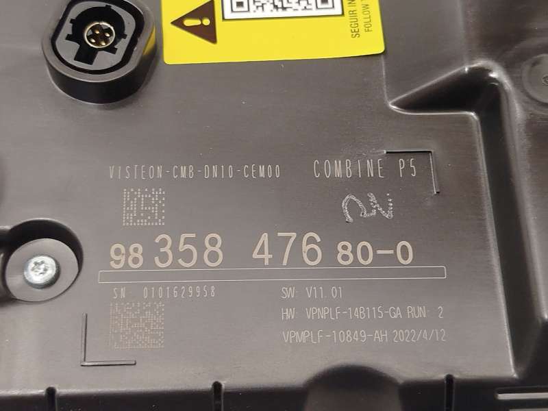 Recambio de cuadro instrumentos para peugeot 308 iii (fb_, fh_, fp_, f3_, fm_) puretech 130 (fphnsl, fphnst) referencia OEM IAM 4