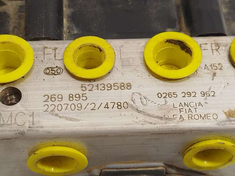 Recambio de abs para fiat fiorino monospace (225_) 1.3 jtd multijet (225bxe1a) referencia OEM IAM 52139588 0265956519 0265292962 - Blanco 5
