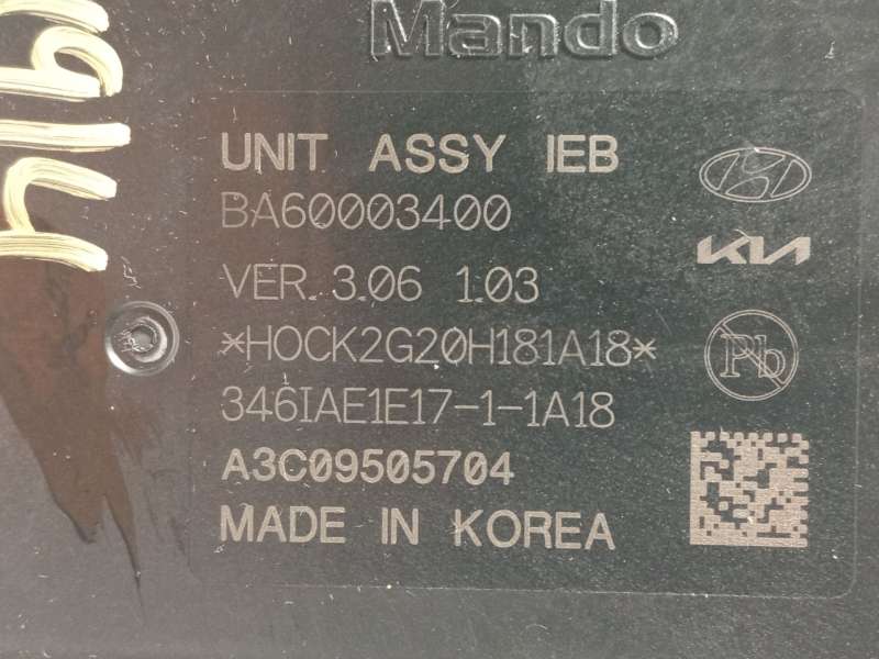 Recambio de abs para kia sportage v (nq5) 1.6 t-gdi plug-in hybrid referencia OEM IAM 58500CJ000 BA60003400 BA10000400C1 7