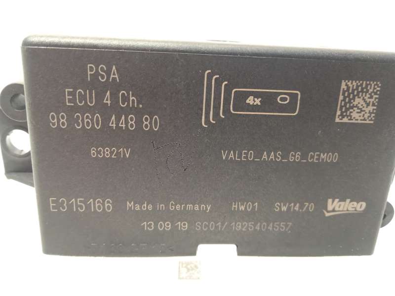 Recambio de modulo electronico para citroën c4 cactus 1.5 bluehdi 100 referencia OEM IAM 9836044880 - Blanco 3