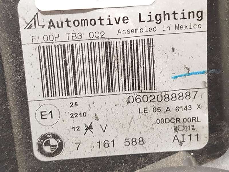 Recambio de faro derecho para bmw x5 (e70) xdrive 48 i referencia OEM IAM 7161588 63117288992 - Negro 5