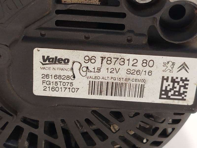 Recambio de alternador para citroën c4 picasso feel referencia OEM IAM 9678731280 2616828C FG15T075 5