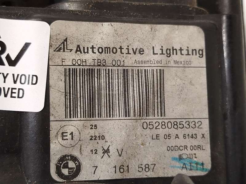Recambio de faro izquierdo para bmw x5 (e70) xdrive 48 i referencia OEM IAM 7161587 63117288991 - Negro 6