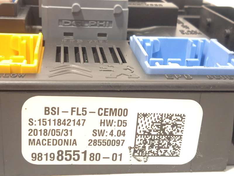 Recambio de caja reles / fusibles para peugeot 3008 ii suv (mc_, mr_, mj_, m4_) 1.2 thp/ puretech 130 (mrhnsm, mrhnsu, mrhnsj, m 4