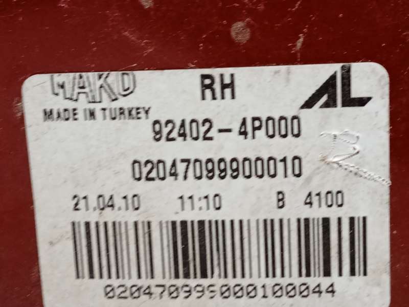 Recambio de piloto trasero derecho para hyundai i20 i (pb, pbt) 1.2 referencia OEM IAM 924024P000 - Gris 4