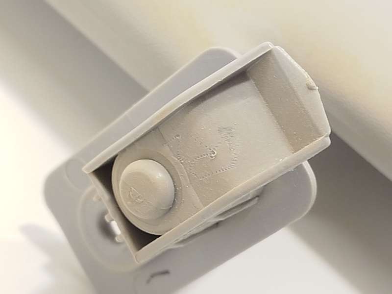 Recambio de parasol izquierdo para fiat fiorino monospace (225_) 1.3 jtd multijet (225bxe1a) referencia OEM IAM 735733806 - Blanco 3
