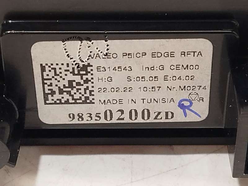 Recambio de mando multifuncion para peugeot 308 iii (fb_, fh_, fp_, f3_, fm_) puretech 130 (fphnsl, fphnst) referencia OEM IAM 9 5