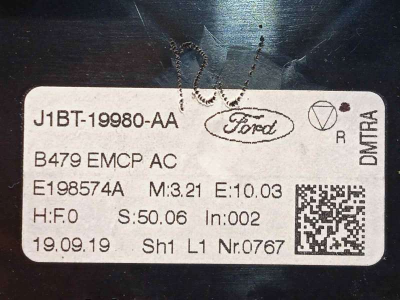 Recambio de mando climatizador para ford fiesta vii (hj, hf) 1.5 tdci referencia OEM IAM J1BT19980AA 2592199 - Blanco 5