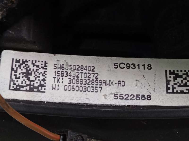 Recambio de volante para bmw 2 gran tourer (f46) 218 d referencia OEM IAM 5C93118 32306860357 5522568 - Negro 5