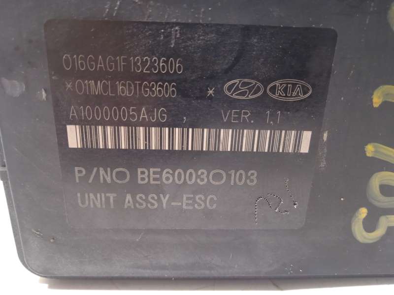 Recambio de abs para hyundai ix35 style 2wd referencia OEM IAM 589202Y610 BE6003O103 80BH60130100 6