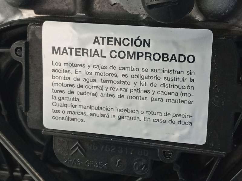 Recambio de motor completo para peugeot 308 iii (fb_, fh_, fp_, f3_, fm_) puretech 130 (fphnsl, fphnst) referencia OEM IAM HN05 9