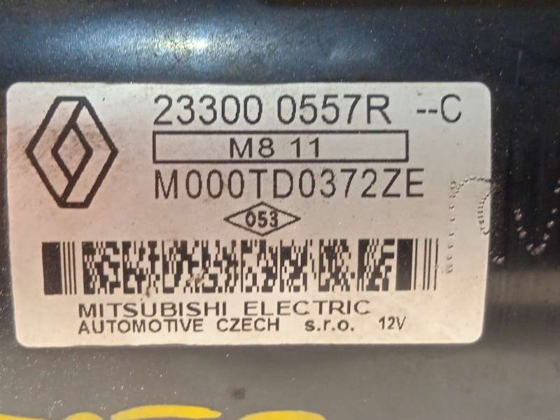 Recambio de motor arranque para renault clio iv (bh_) 0.9 tce 90 lpg referencia OEM IAM 233000557R  M000TD0372ZE - Gris 5