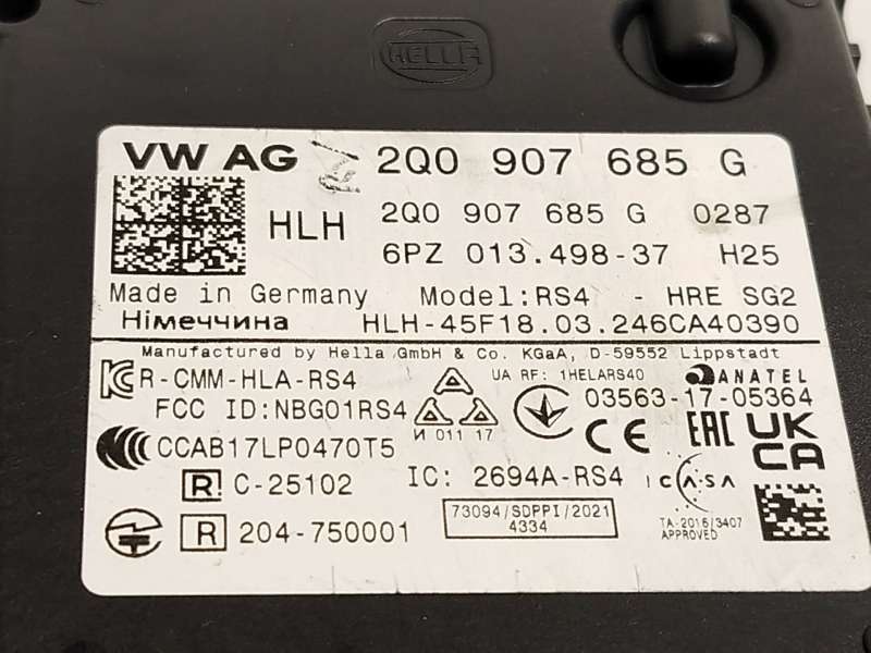 Recambio de modulo electronico para cupra leon (kl1, ku1, kug) 1.5 etsi referencia OEM IAM 2Q0907685G  6PZ01349837 - Negro 4