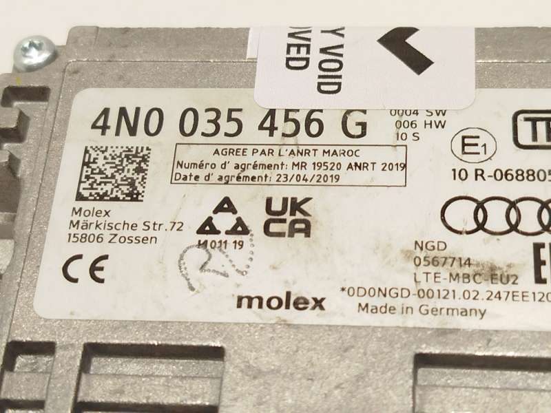 Recambio de modulo electronico para cupra leon (kl1, ku1, kug) 1.5 etsi referencia OEM IAM 4N0035456G - Negro 4